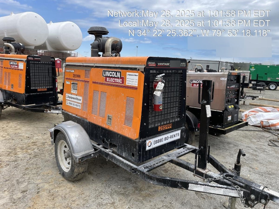 2022 Lincoln Electric Vantage 549X Crosslink Technology, Trailer Mounted, ES Decals, T3