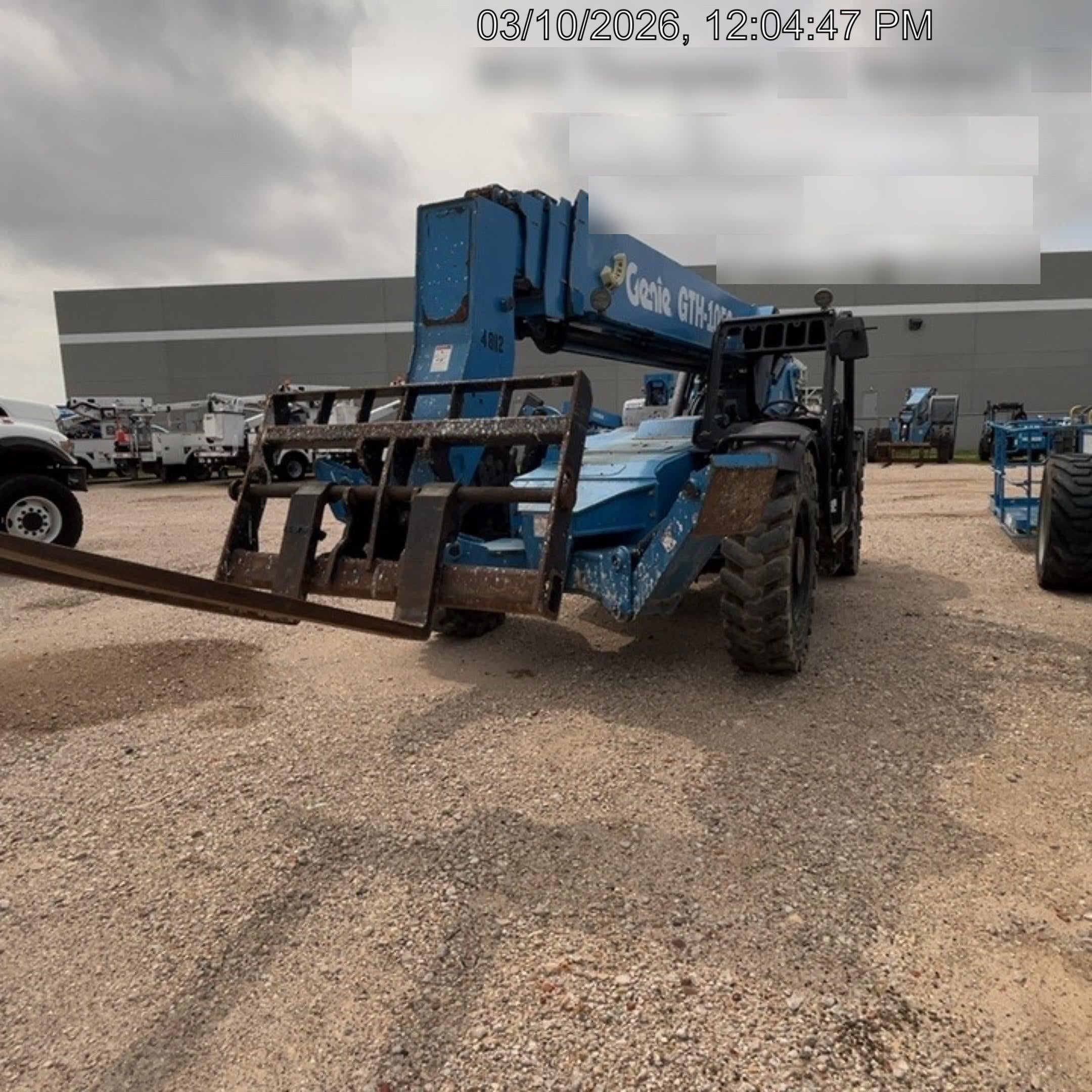 2017 Genie GTH-1056 Genie GTH1056, Solid Tires, 60" carriage, Light Kit, Open ROPS