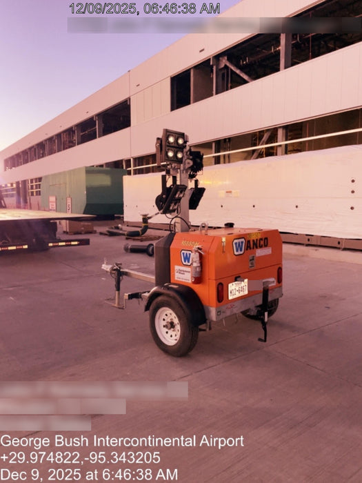 2024 Wanco WLTT-4MM4K Diesel, Deep Sea Controller, Shore Power Plug, Auto Start, (4) 350W LED Floodlights, 4kW Generator, 60 Gal Fuel Tank, 2" Ball, T3