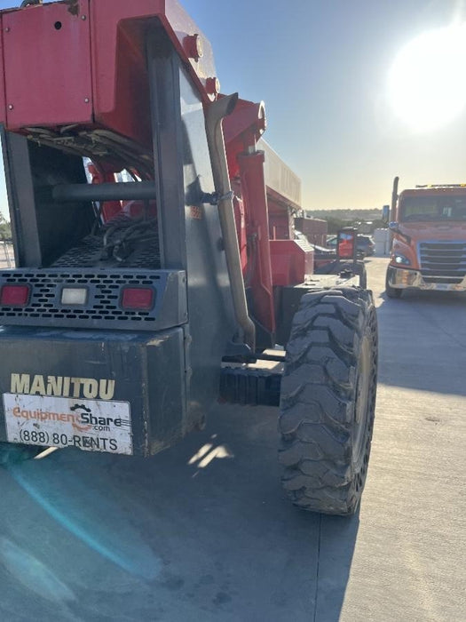 2018 Manitou MTA10055 Manitou MTA 10055 w/Cab/Heat/AC, Work Lights/Strobe, Aux Hyd, Solid Tires, Lift Hook, 66" Carriage, 60" Forks