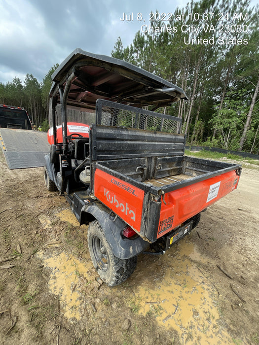 2021 Kubota RTV-X1140W-H Plastic Canopy, Windshield Acrylic Clear, LED Strobe Light, Wire Harness Kit, Back up Alarm