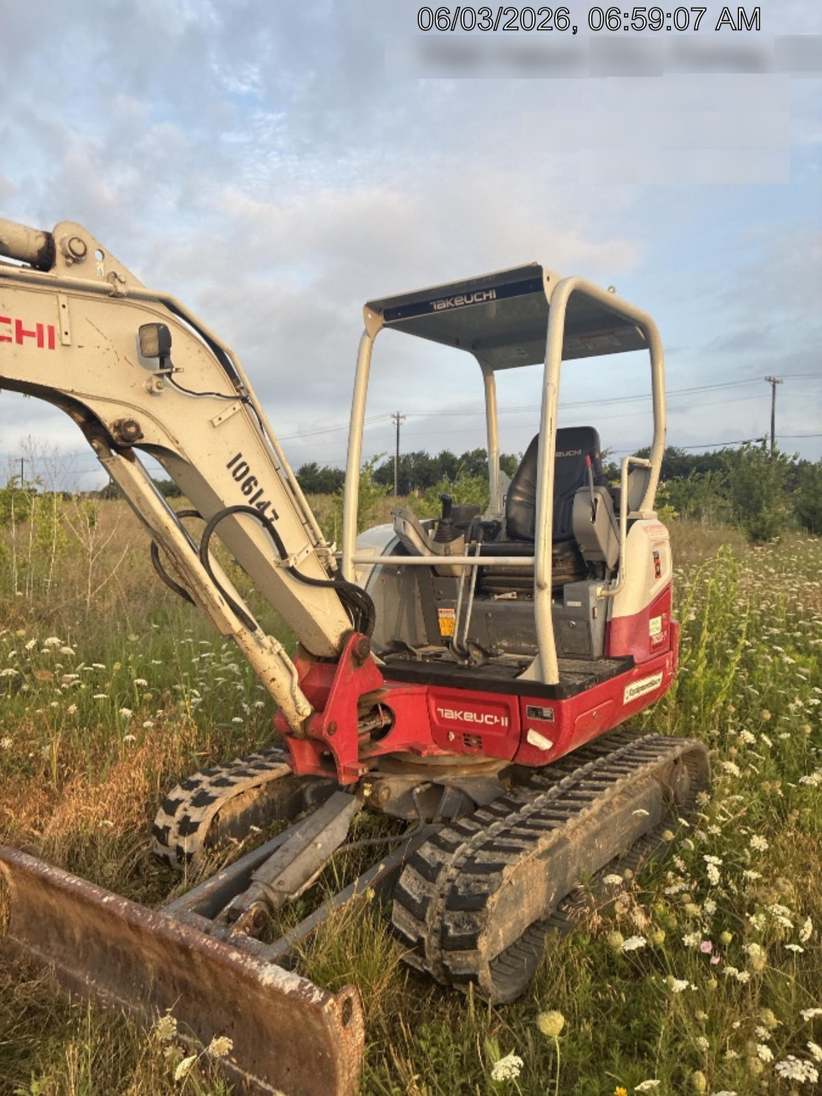 2020 Takeuchi TB235-2R Canopy, Rubber Tracks, Manual TAG QC