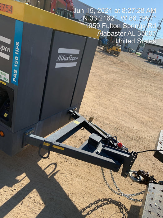 2020 ATLAS COPCO PAS 150 HF CS Enclosed