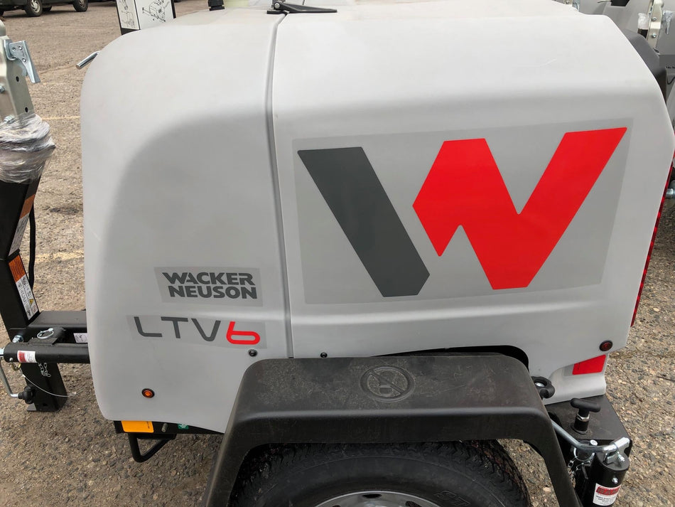2018 Wacker Neuson LTV6K-MH Wacker Neuson LTV6K Mobile Light Tower w/Fuel Level Sensor Installed