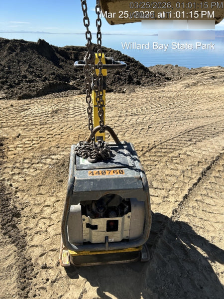2024 Wacker Neuson DPU6555Heh Hatz Diesel, Reversible Plate Compactor, electric start