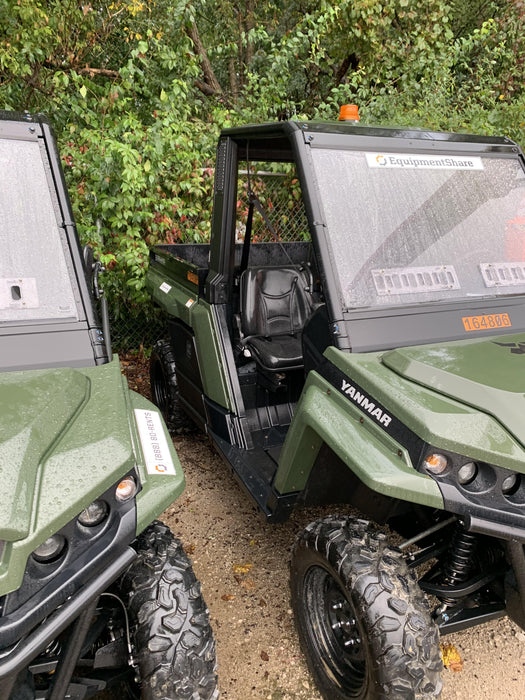 2021 Yanmar YU1000 Canopy, Steel Wheel, Poly WindShield, Beacon, Backup Alarm