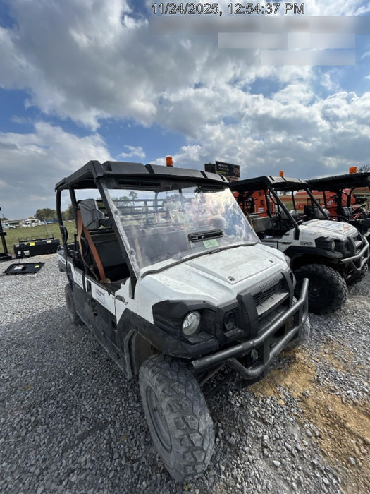 2022 Kawasaki Mule PRO-DXT Standard Options, Backup Alarm, Beacon, Plastic Hard Top, Poly Windshield, Horn Kit