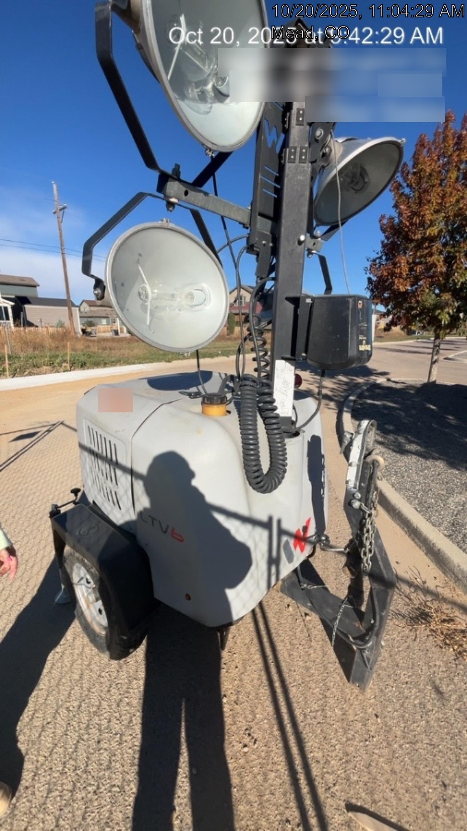 Wacker Neuson LTV6K-MH Power mast, 1100W MH