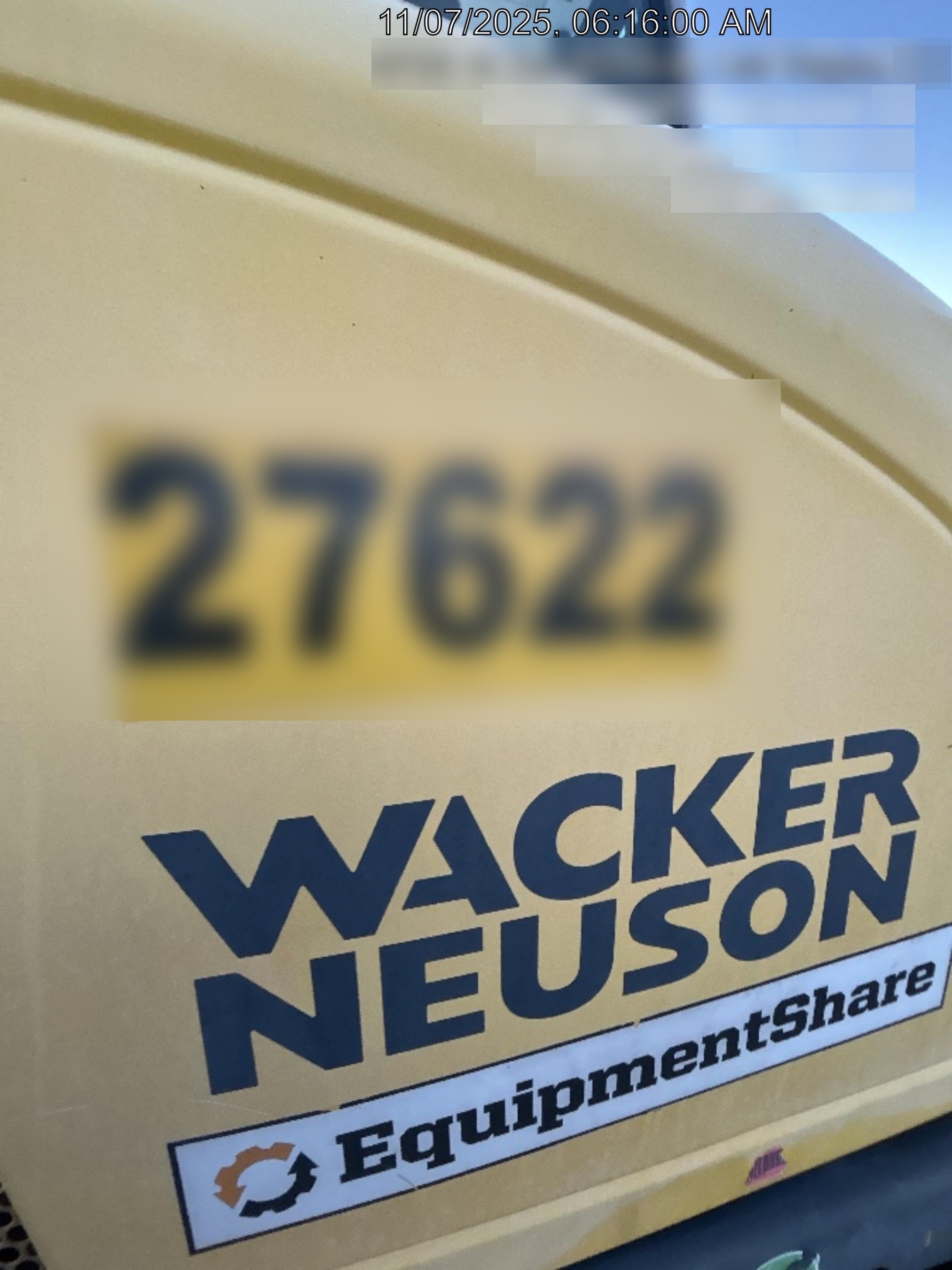 Wacker Neuson ET90 Enclosed Cab, Hybrid Tracks, Long Dipperstick, Bucket