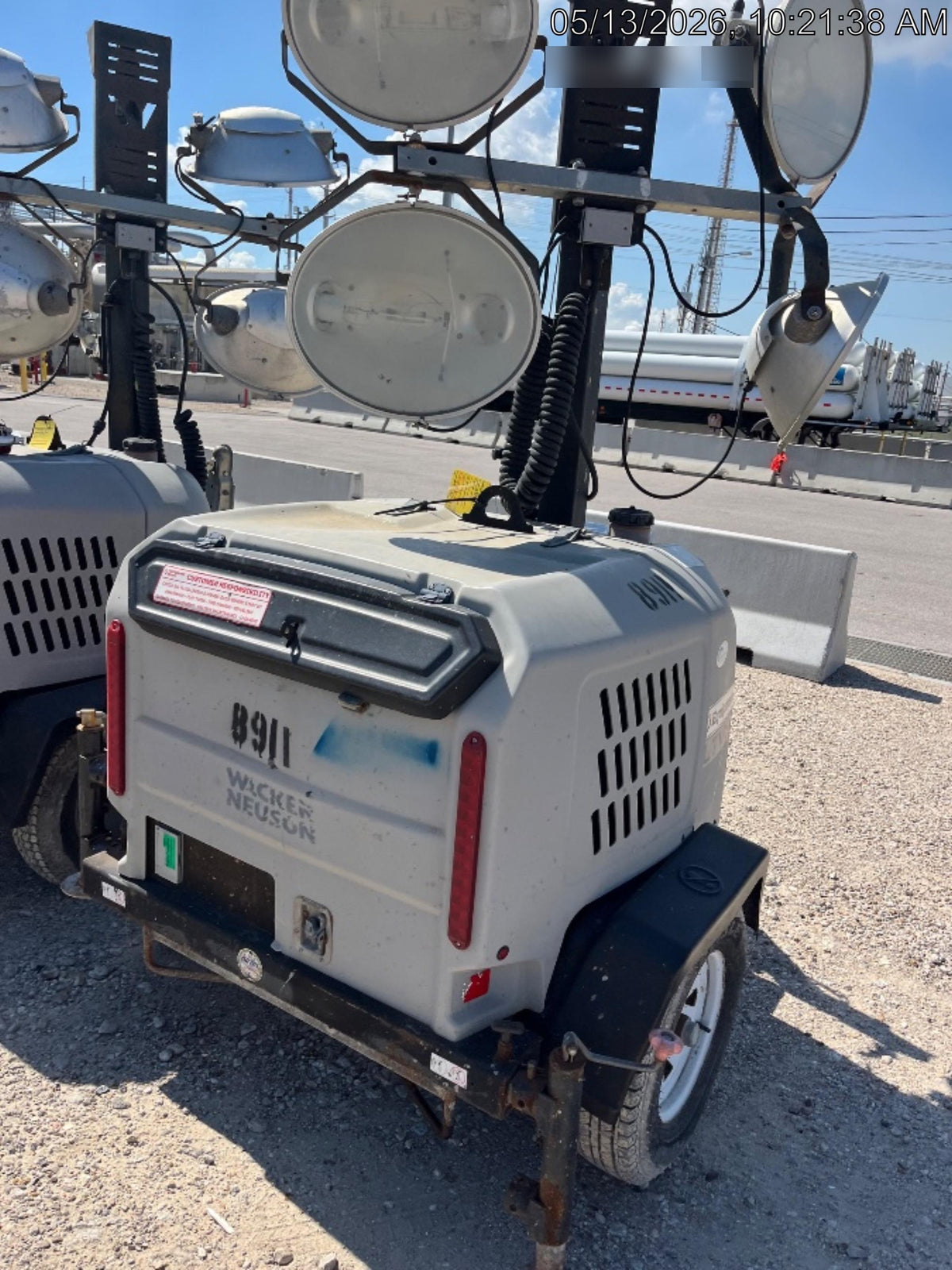 2018 Wacker Neuson LTV6L-MH Wacker Neuson LTV6L Towable Light Tower
