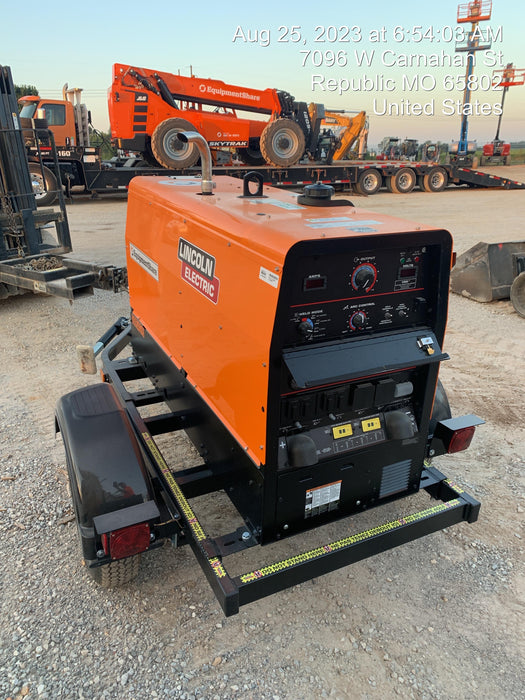 2023 Lincoln Electric LE400 Kubota V1505, Trlr, Cable Rack, Light Kit, ES Decals, T3