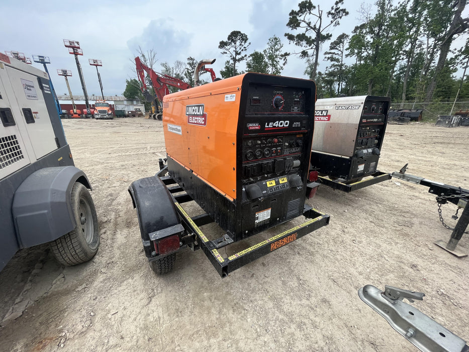 2022 Lincoln Electric LE400 Kubota V1505, Trlr, Cable Rack, Light Kit, ES Decals, T3