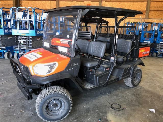 2020 Kubota RTV-X1140W-H 4WD utility cart -LED strobe -Windshield tempered glass -Plastic canopy -Wire harness kit -Backup alarm