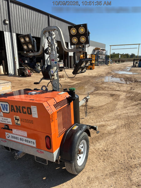 2024 Wanco WLTT-4MM4K Diesel, Deep Sea Controller, Shore Power Plug, Auto Start, (4) 350W LED Floodlights, 4kW Generator, 60 Gal Fuel Tank, 2" Ball, T3