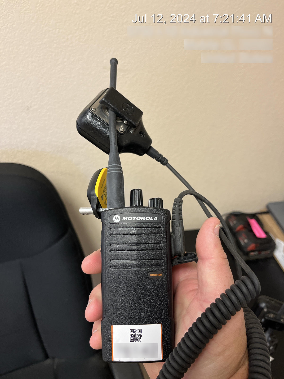 2020 MOTOROLA RDU4100
