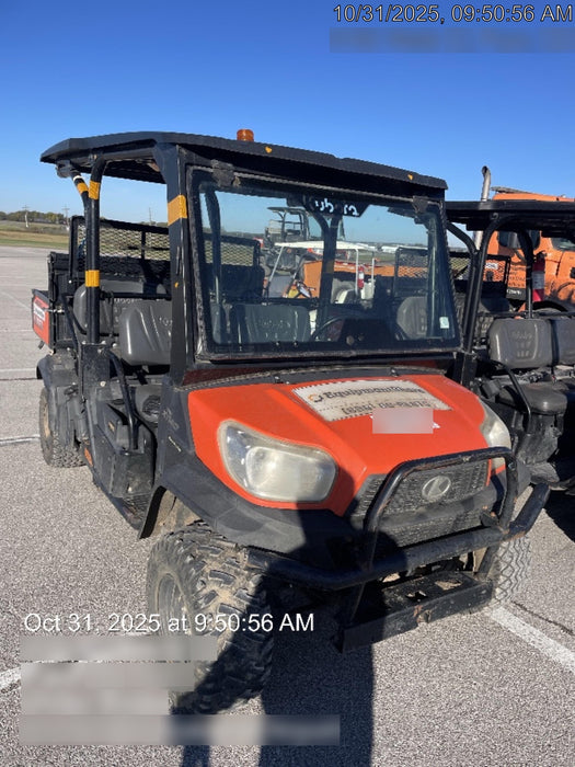 Kubota RTV-X1140W-H Kubota RTVX1140WH 4wd Utility Cart, LED Strobe, Windshield Tempered Glass, Pastic Canopy, Wire Harness Kit, Backup Alarm