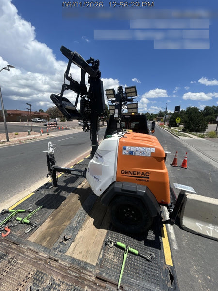 2023 Generac MLT2 Diesel, Flex Switch 120V Input, Powerzone Controller, 
(4) 320W LED Lights, 4kW Generator, 39.9 Gal Fuel Tank, 2" Ball, T3