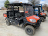 Kubota RTV-X1140W-H 4WD utility cart -LED strobe -Windshield tempered glass -Plastic canopy -Wire harness kit -Backup alarm