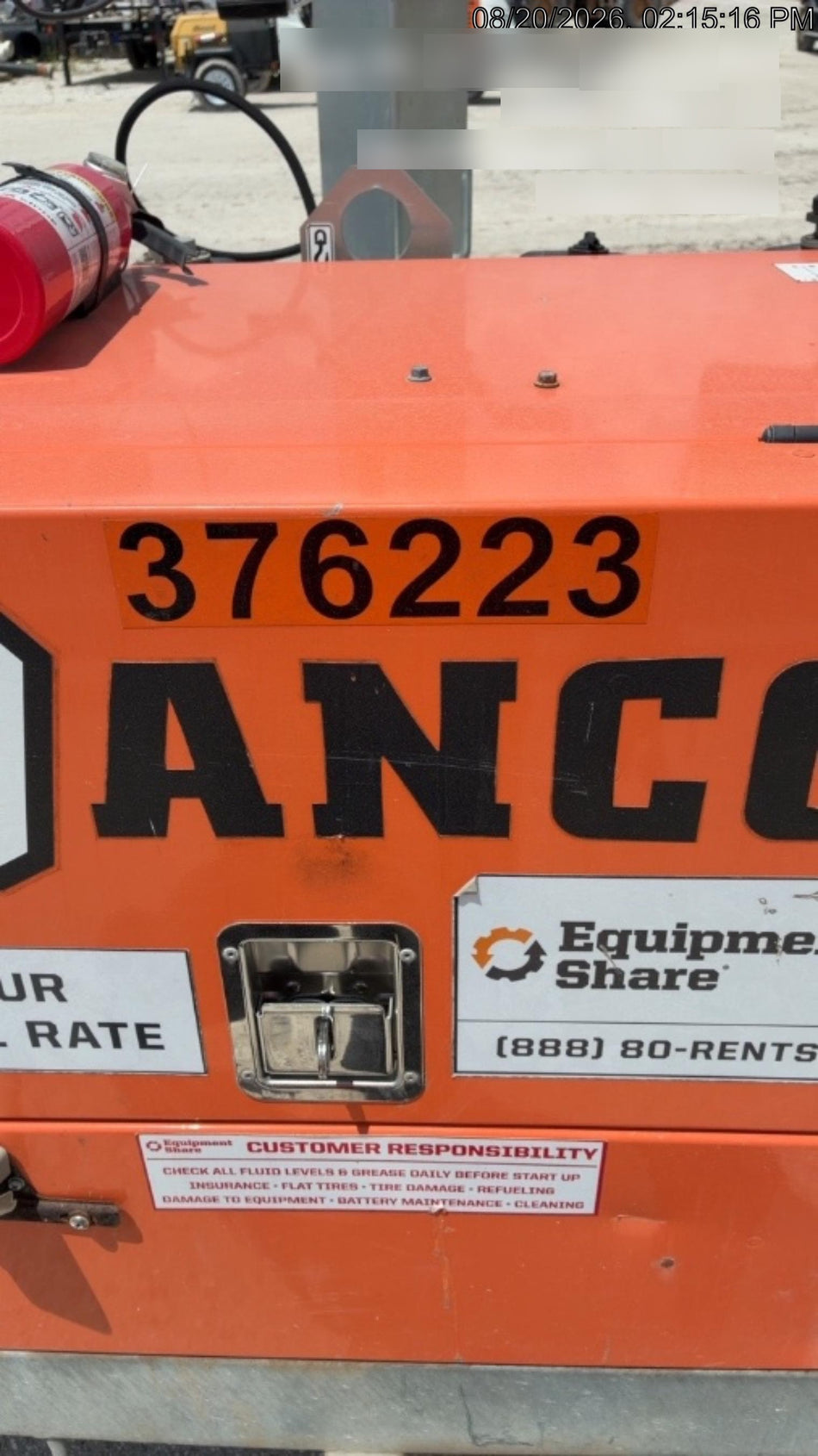 2023 Wanco WLTT-4MM4K Diesel, Deep Sea Controller, Shore Power Plug, Auto Start, (4) 350W LED Floodlights, 4kW Generator, 60 Gal Fuel Tank, 2" Ball, T3