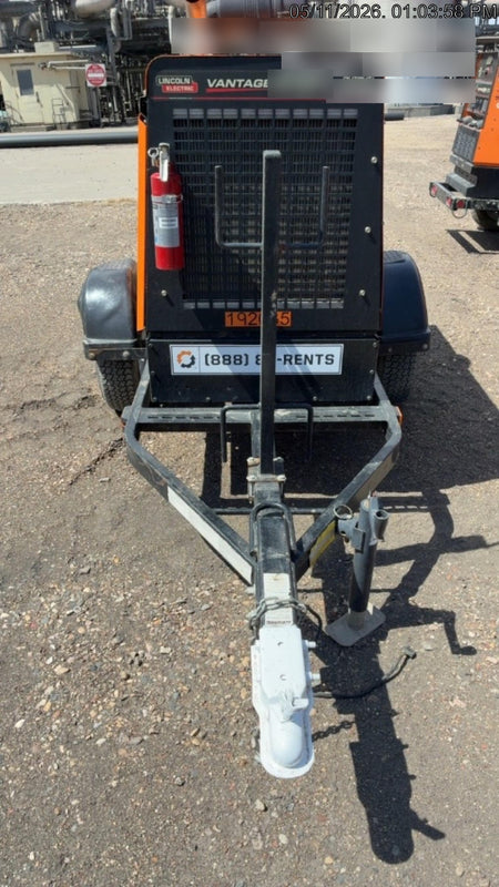 2021 Lincoln Electric Vantage 549X Ready Pak 3, ORANGE (includes trailer, cable rack, fender light kit)