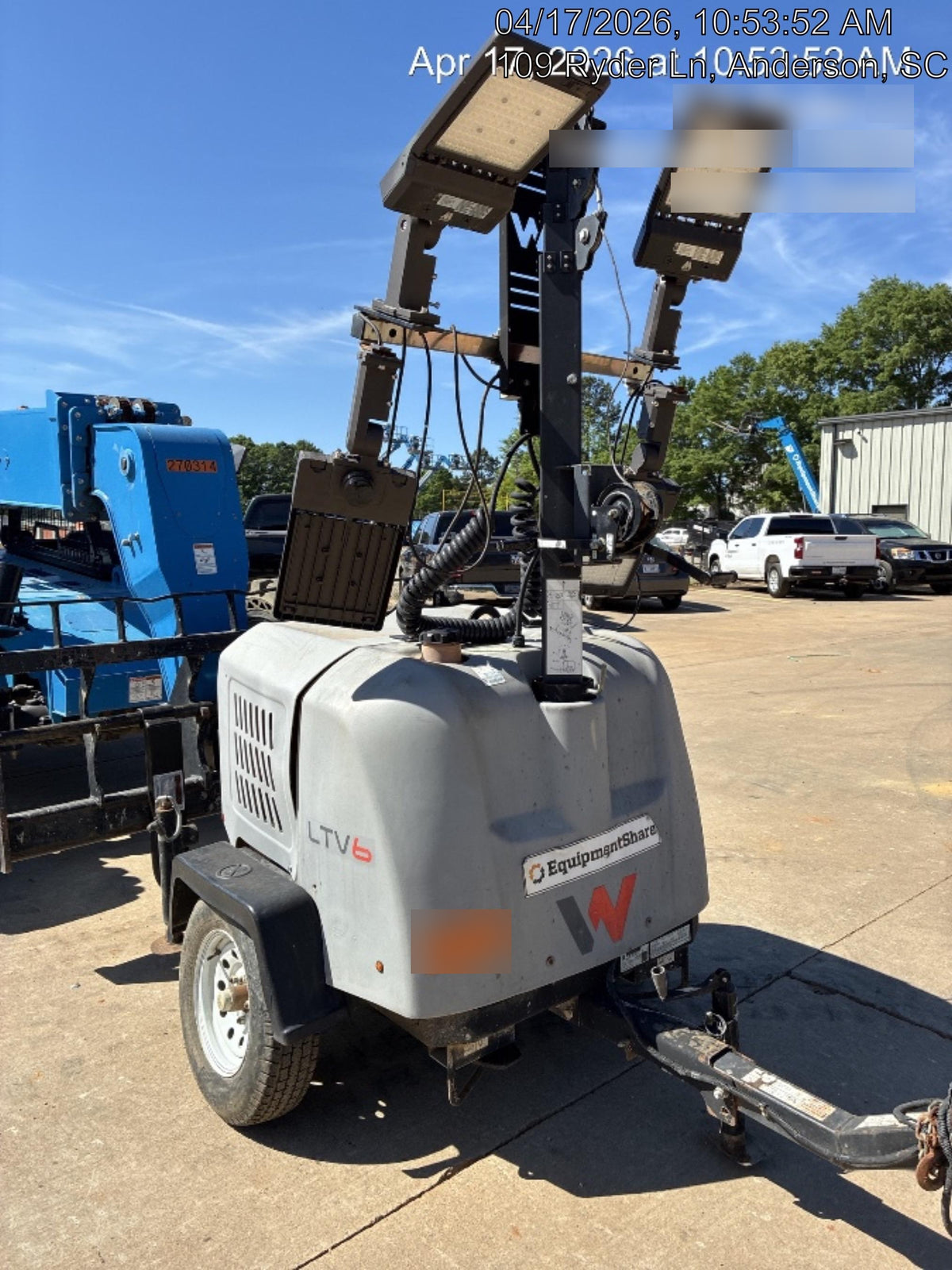 2019 Wacker Neuson LTV6L-MH Standard Options, ES Track Hardware, Fuel Level Sensor