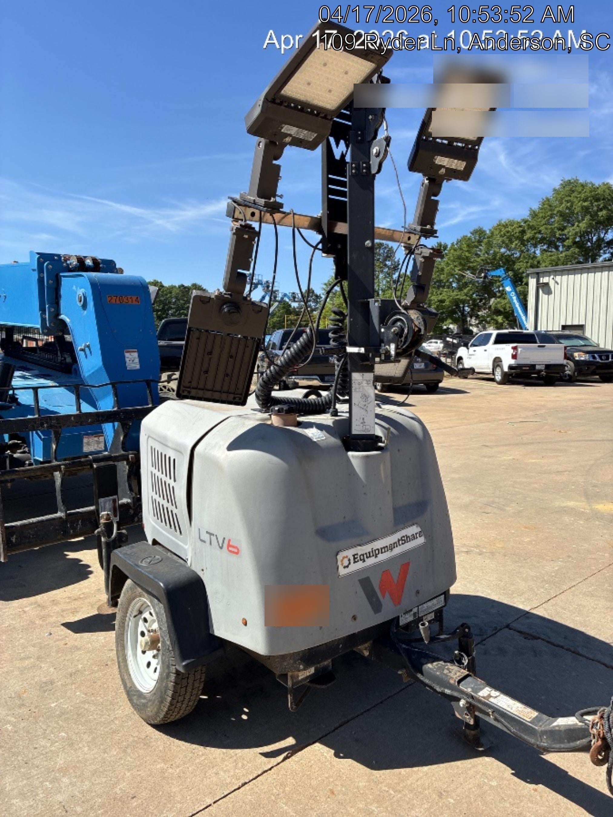 2019 Wacker Neuson LTV6L-MH Standard Options, ES Track Hardware, Fuel Level Sensor