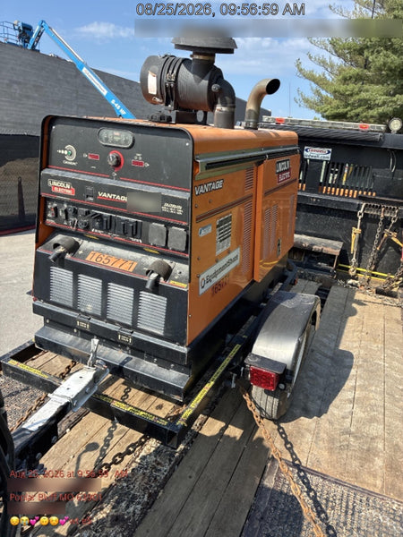 2021 Lincoln Electric Vantage 549X Ready Pak 3, ORANGE (includes trailer, cable rack, fender light kit)
