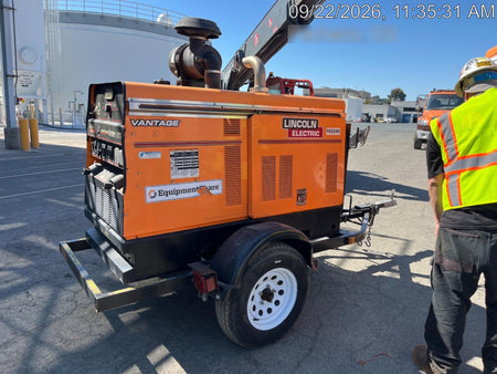 2021 Lincoln Electric Vantage 549X Ready Pak 3, ORANGE (includes trailer, cable rack, fender light kit)