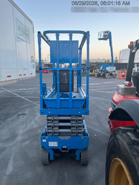2020 Genie GS-1930 Solid Non Marking Tires, Beacon, Folding rails with half height swing gate, 800W Inverter