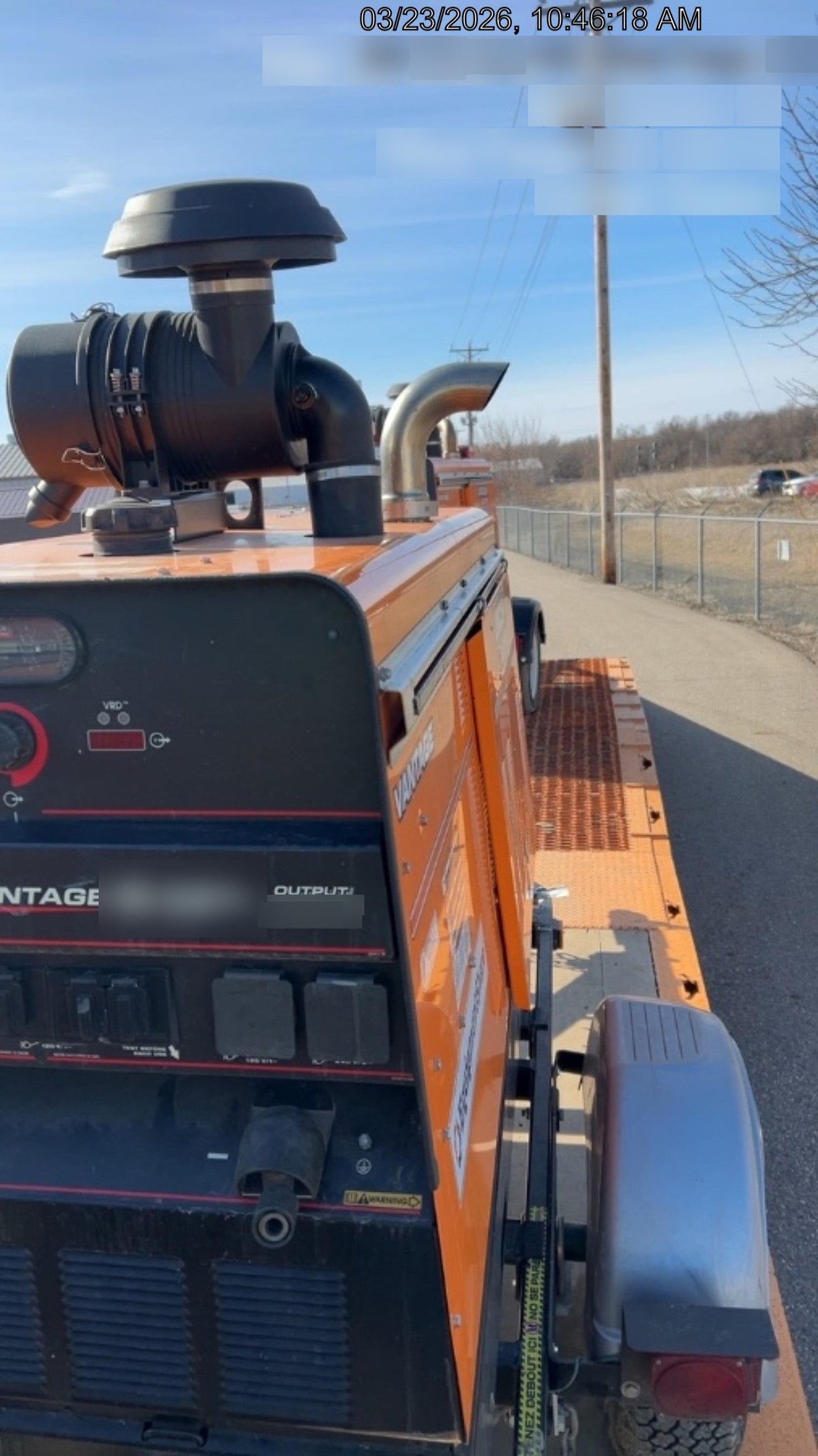 2023 Lincoln Electric Vantage 549X Crosslink Technology, Trailer Mounted, ES Decals, T3