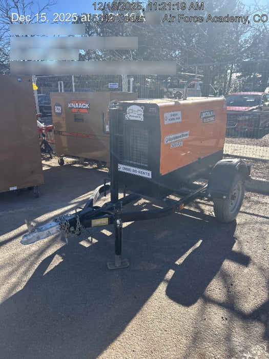 2023 Lincoln Electric LE400 Kubota V1505, Trlr, Cable Rack, Light Kit, ES Decals, T3