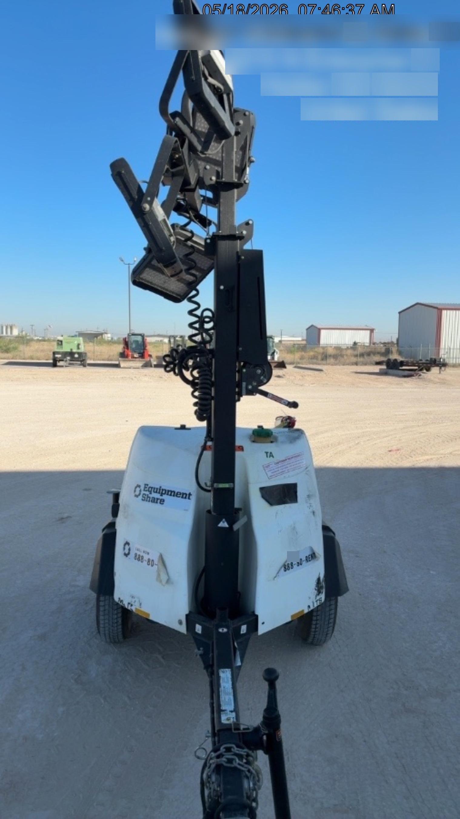 2024 Generac MLT2 Diesel, Flex Switch 120V Input, Powerzone Controller, 
(4) 320W LED Lights, 4kW Generator, 39.9 Gal Fuel Tank, 2" Ball, T3