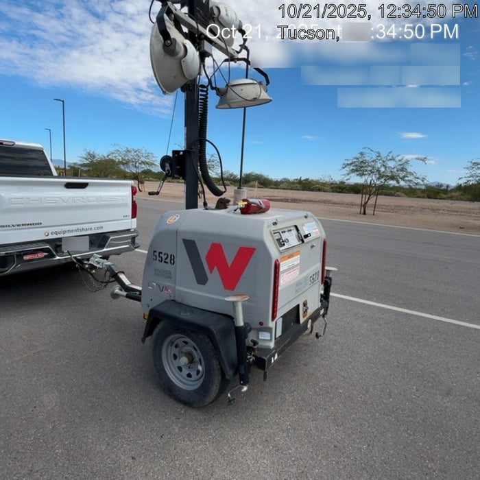 2017 Wacker Neuson LTV6L-MH Wacker Neuson 6 kW Towable Light Generator