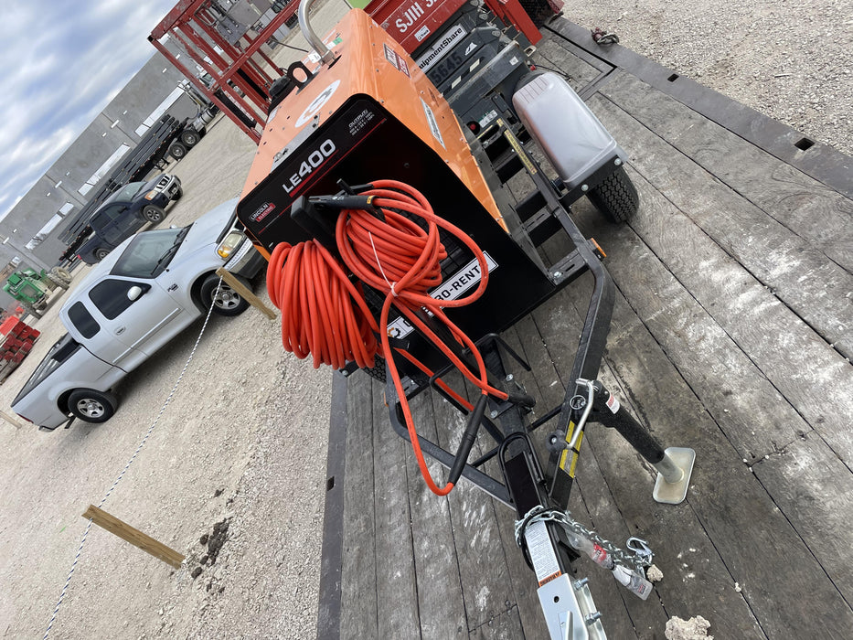 2022 Lincoln Electric LE400 Kubota V1505, Trlr, Cable Rack, Light Kit, ES Decals, T3