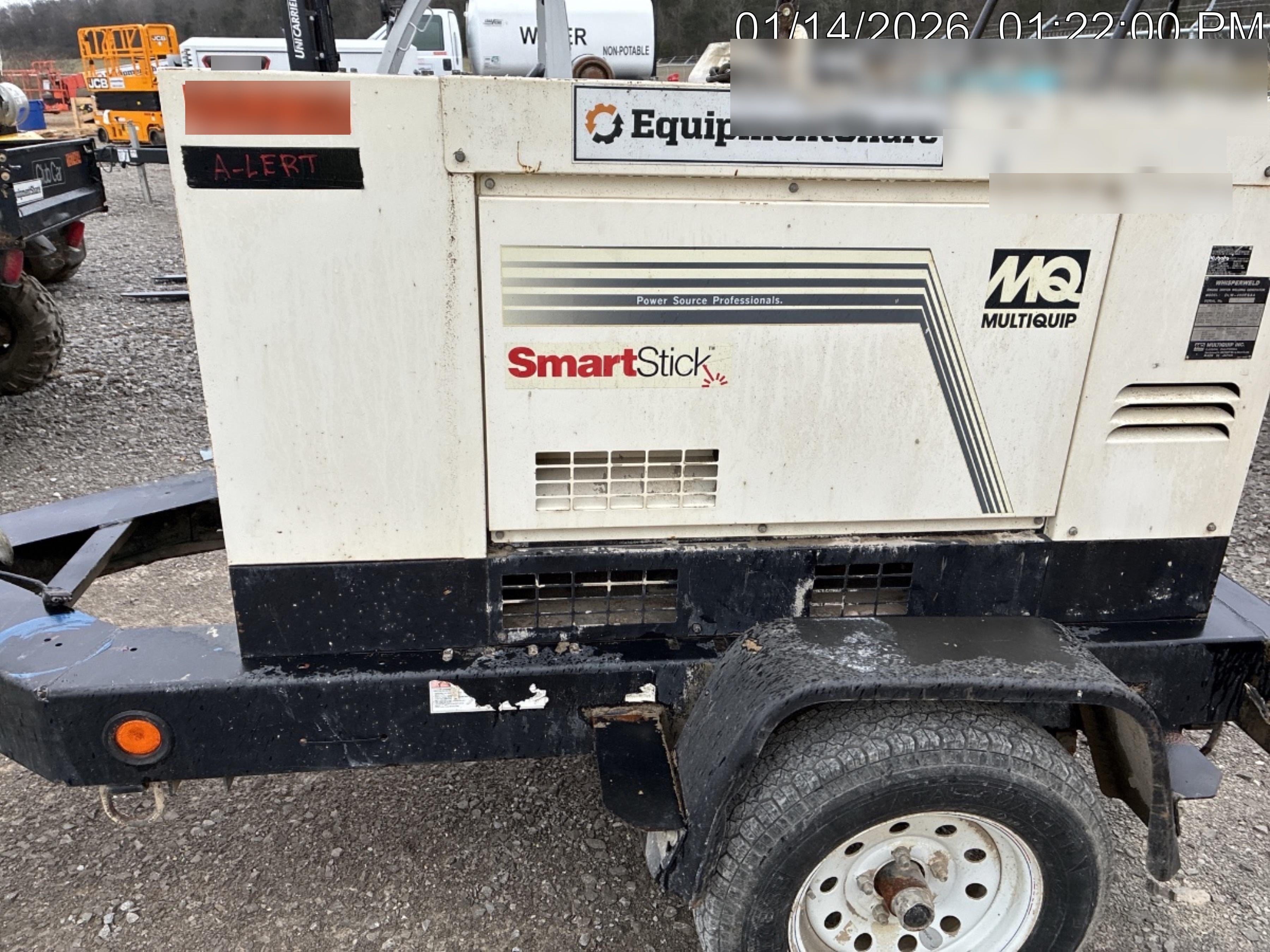 2019 Multiquip DLW400ESA4 Dual Pack, Trailer Mounted