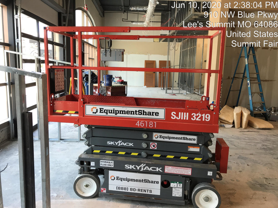 2019 Skyjack SJIII-3219 Standard Options, Trojan Batteries