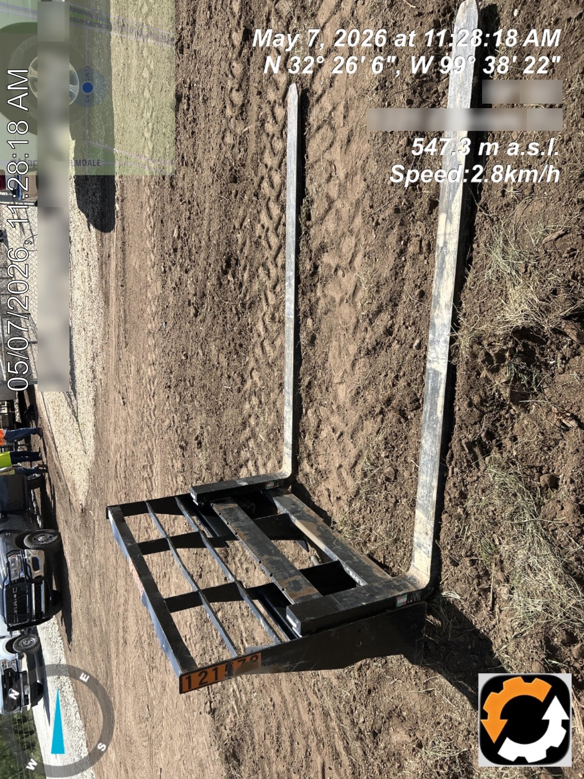 2021 PALADIN 48" Pallet Fork Assembly
