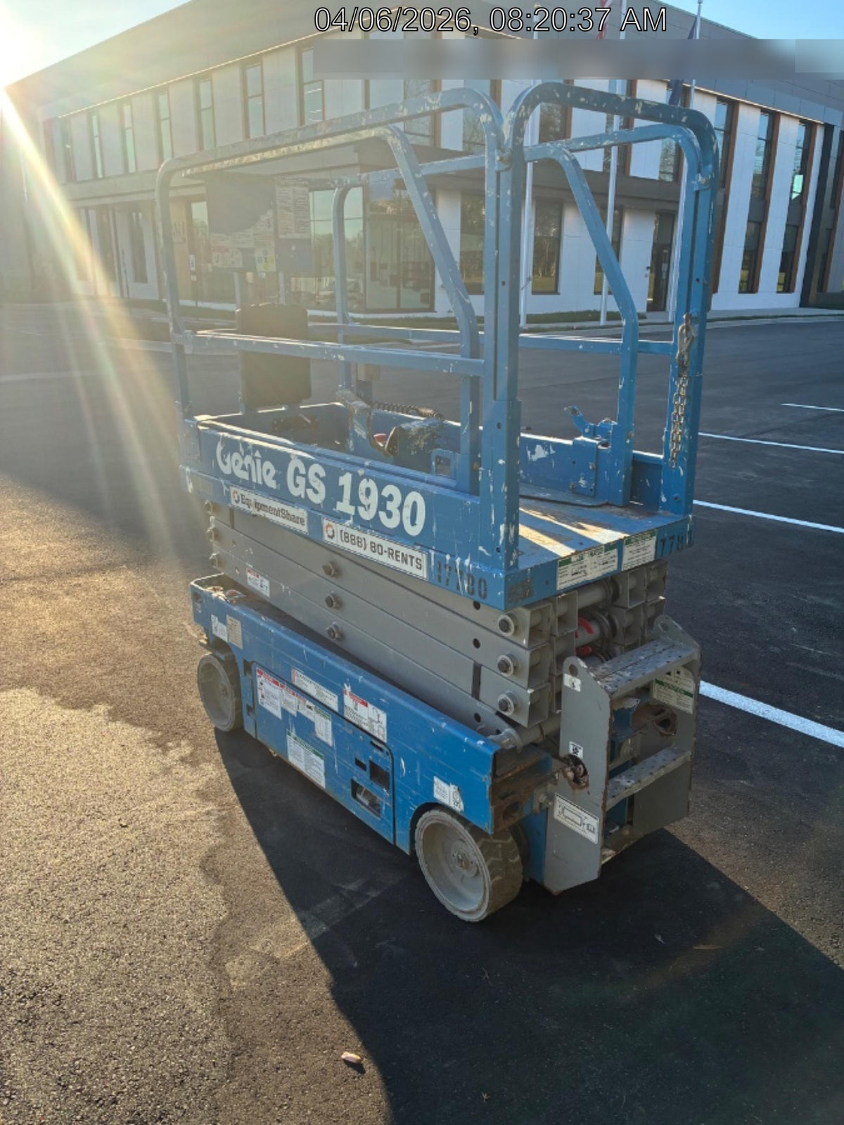 2018 Genie GS-1930 Genie GS-1930 w/Fixed Rail, Chain Entry