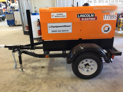 2021 Lincoln Electric Vantage 322 Vantage 322 Ready Pak 3 w/ Decals, ORANGE (includes trailer, cable rack, fender light kit) NO Telematics