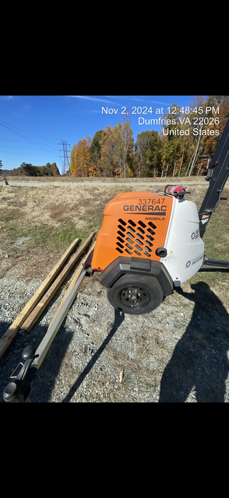 2023 Generac MLT2 Diesel, Flex Switch 120V Input, Powerzone Controller, (4) 320W LED Lights, 4kW Generator, 39.9 Gal Fuel Tank, 2" Ball, T3