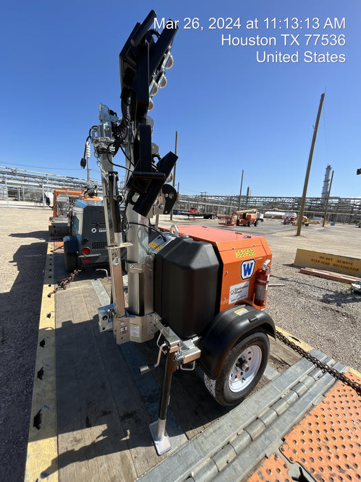 2024 Wanco WLTT-4MM4K Diesel, Deep Sea Controller, Shore Power Plug, Auto Start, (4) 350W LED Floodlights, 4kW Generator, 60 Gal Fuel Tank, 2" Ball, T3