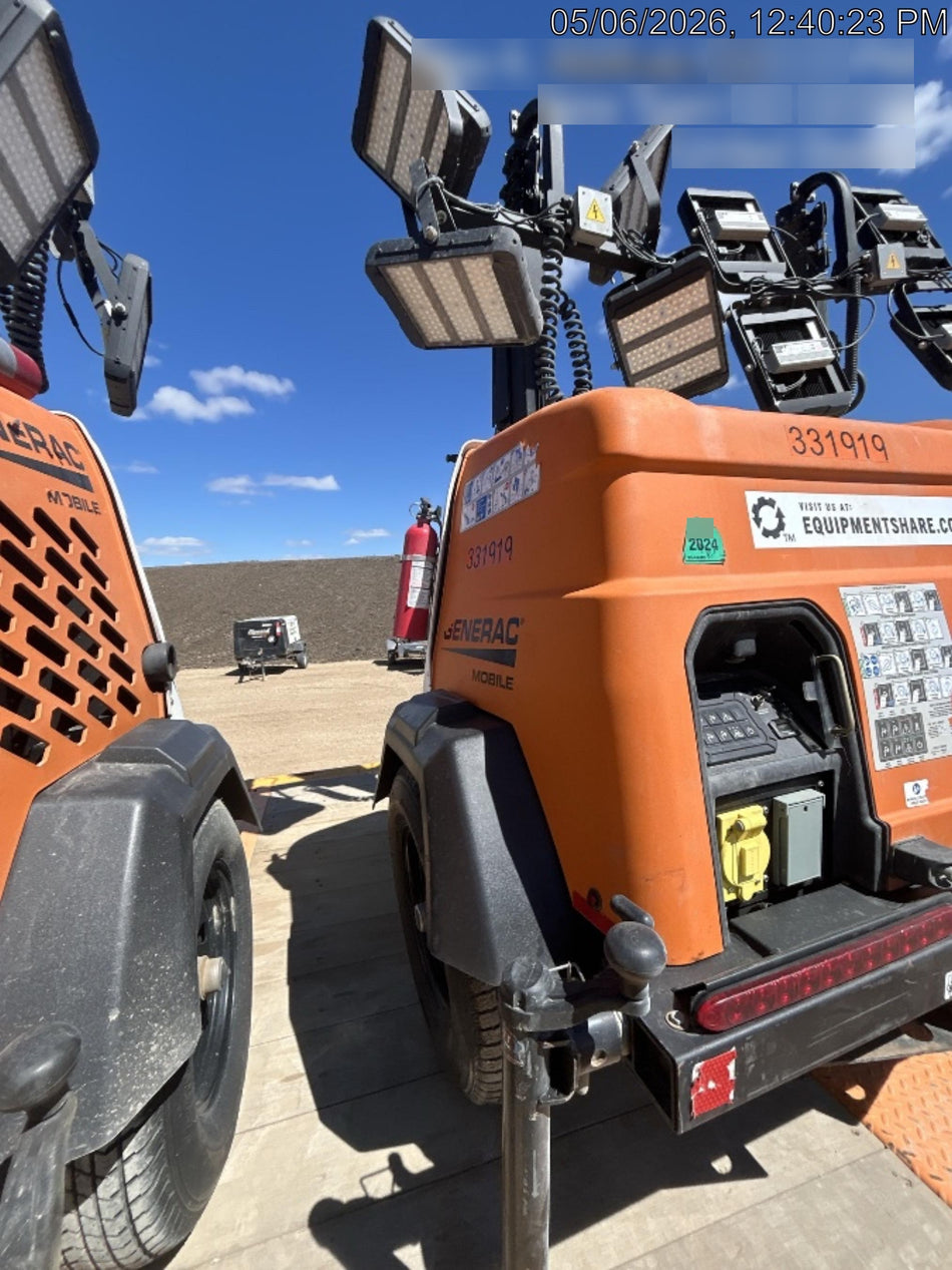 2023 Generac MLT2 Diesel, Flex Switch 120V Input, Powerzone Controller, (4) 320W LED Lights, 4kW Generator, 39.9 Gal Fuel Tank, 2" Ball, T3