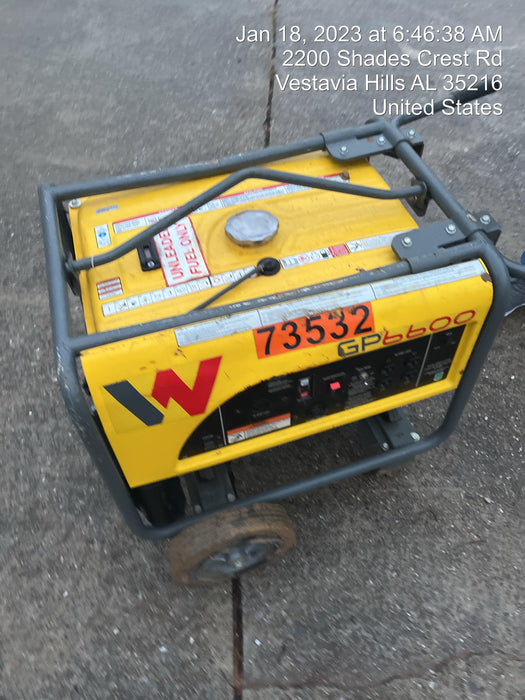 2020 WACKER NEUSON GP6600A