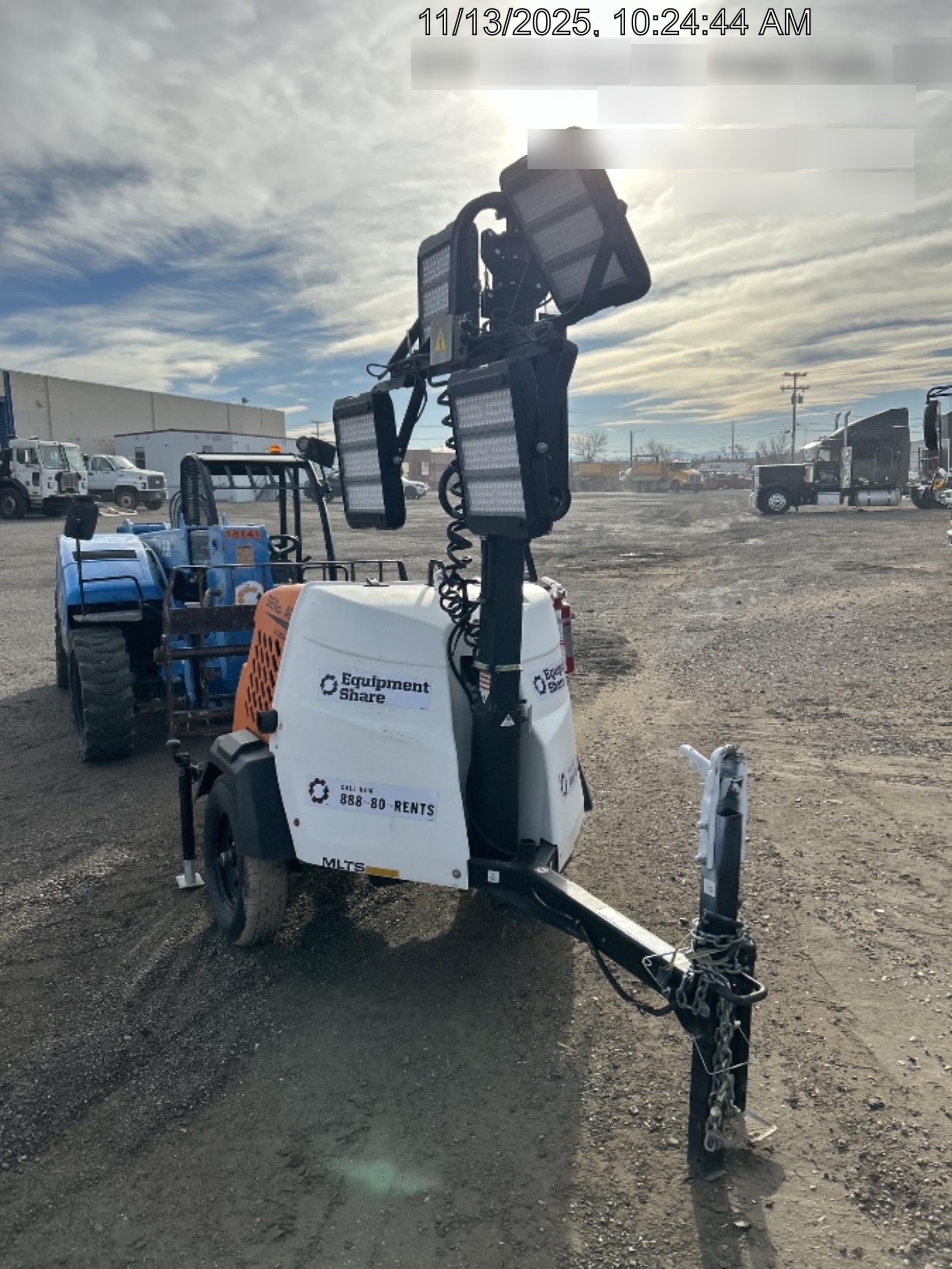 2024 Generac MLT2 Diesel, Flex Switch 120V Input, Powerzone Controller, 
(4) 320W LED Lights, 4kW Generator, 39.9 Gal Fuel Tank, 2" Ball, T3