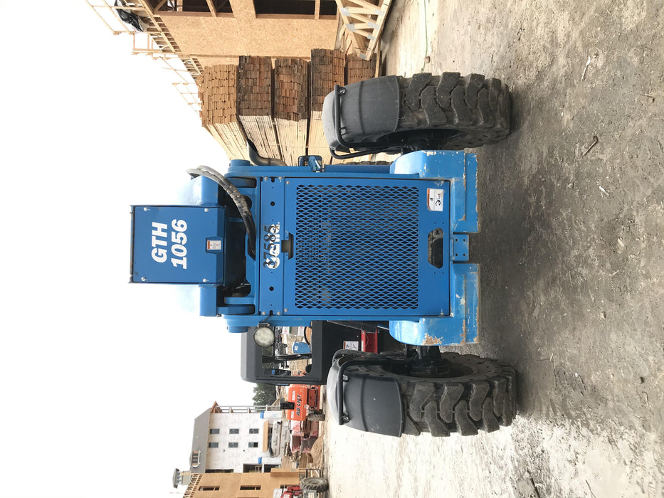 2019 Genie GTH-1056 Canopy, Solid RT Tires, LED Work Lights, Beacon 60" QA Carriage, 60" Forks