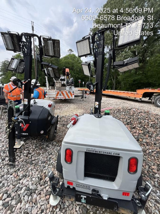 2024 Wacker Neuson LTT4 Diesel, Kohler KDW702, Deep Sea Controller, Auto Start, LED 320W, Bypass Outlet, T3