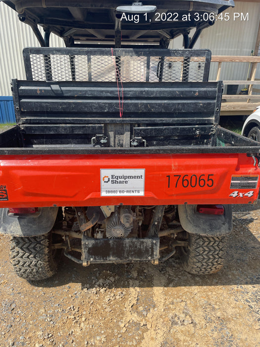 2021 Kubota RTV-X1140W-H Plastic Canopy, Windshield Acrylic Clear, LED Strobe Light, Wire Harness Kit, Back up Alarm