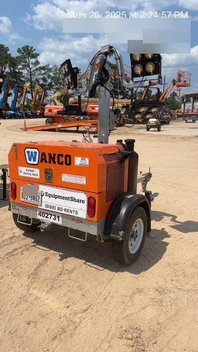 2024 Wanco WLTT-4MM4K Diesel, Deep Sea Controller, Shore Power Plug, Auto Start, (4) 350W LED Floodlights, 4kW Generator, 60 Gal Fuel Tank, 2" Ball, T3