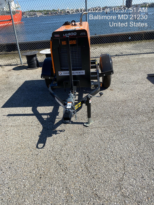 2022 Lincoln Electric LE400 Kubota V1505, Trlr, Cable Rack, Light Kit, ES Decals, T3