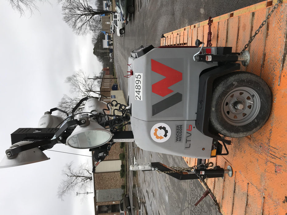 2019 Wacker Neuson LTV6L-MH Wacker Neuson LTV6L Mobile Light Tower w/Fuel Level Sensor Installed